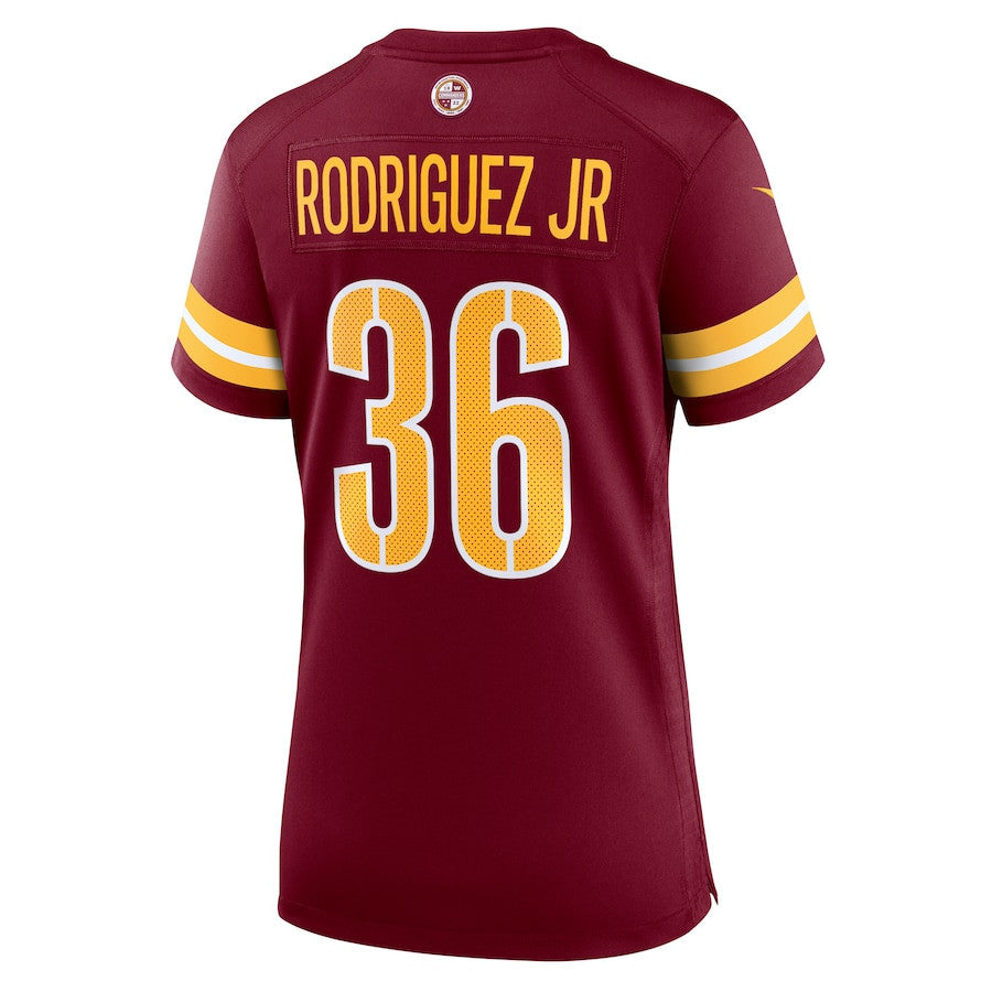 Chris Rodriguez Jr. 36 Washington Commanders Women's Team Game Jersey - Burgundy