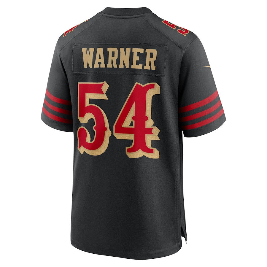 Fred Warner 54 San Francisco 49ers 2025 Rivalries Collection Game Men Jersey - Black