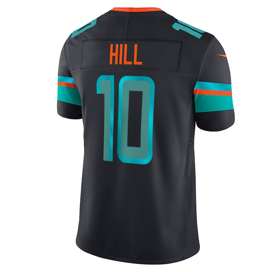 Tyreek Hill 10 Miami Dolphins 2025 Rivalries Collection Limited Men Jersey - Pitch Blue