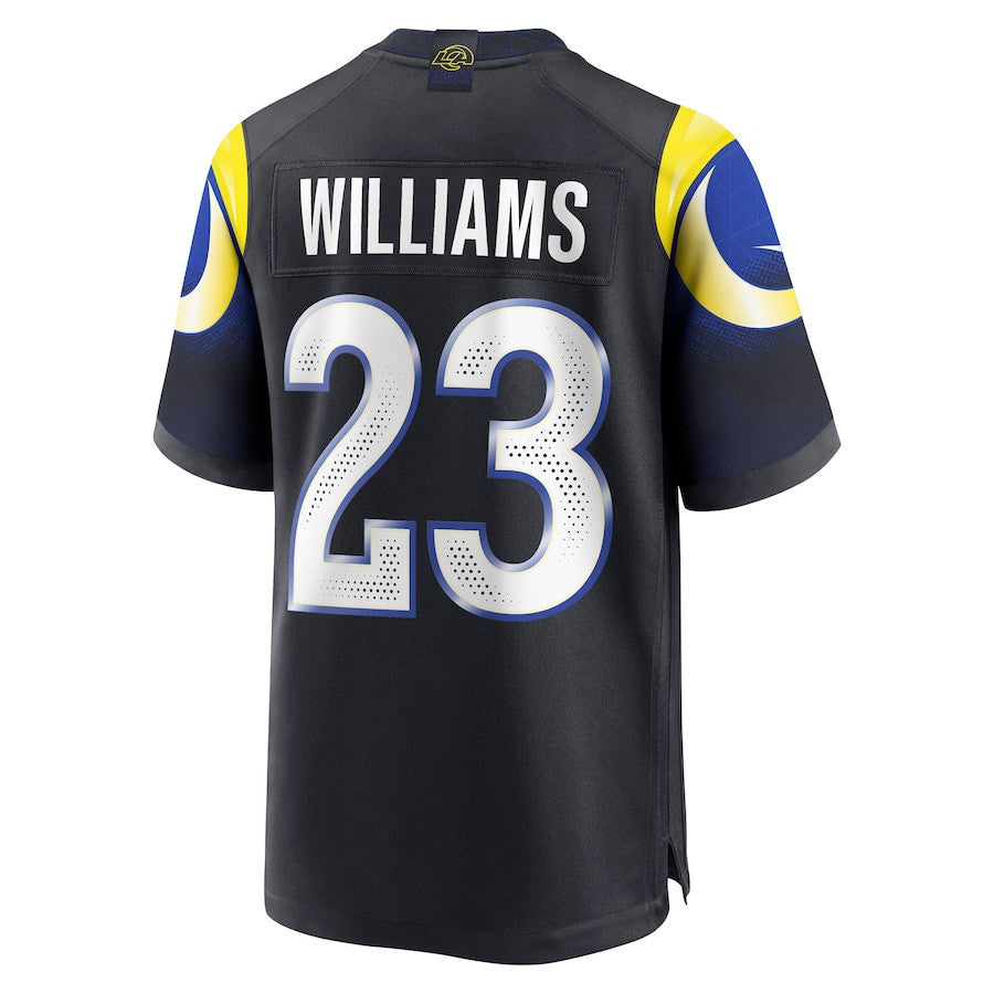 Kyren Williams 23 Los Angeles Rams 2025 Rivalries Collection Game Men Jersey - Midnight Blue