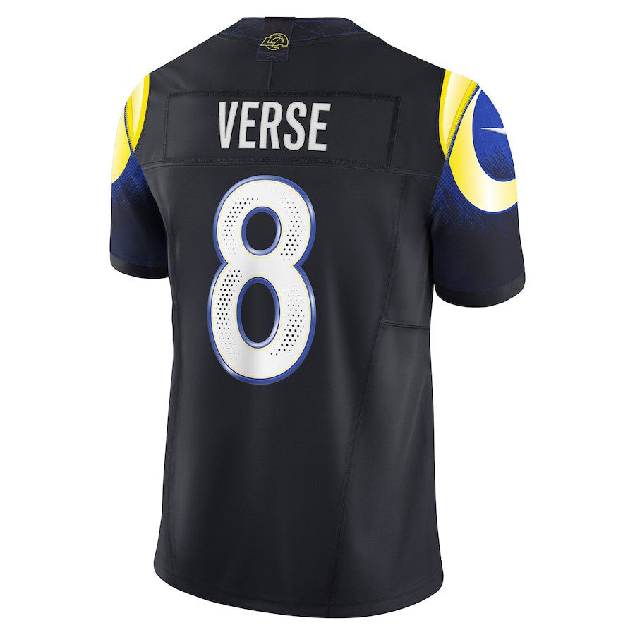 Jared Verse 8 Los Angeles Rams 2025 Rivalries Collection Limited Men Jersey - Midnight Blue