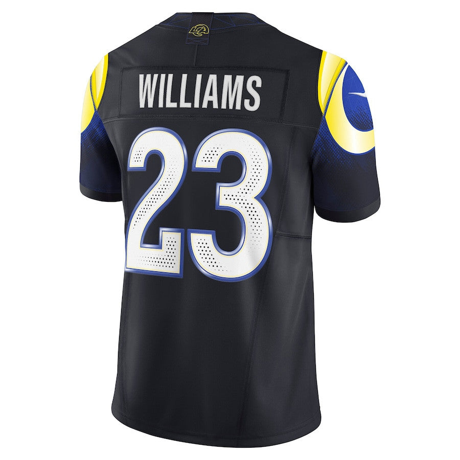 Kyren Williams 23 Los Angeles Rams 2025 Rivalries Collection Limited Men Jersey - Midnight Blue