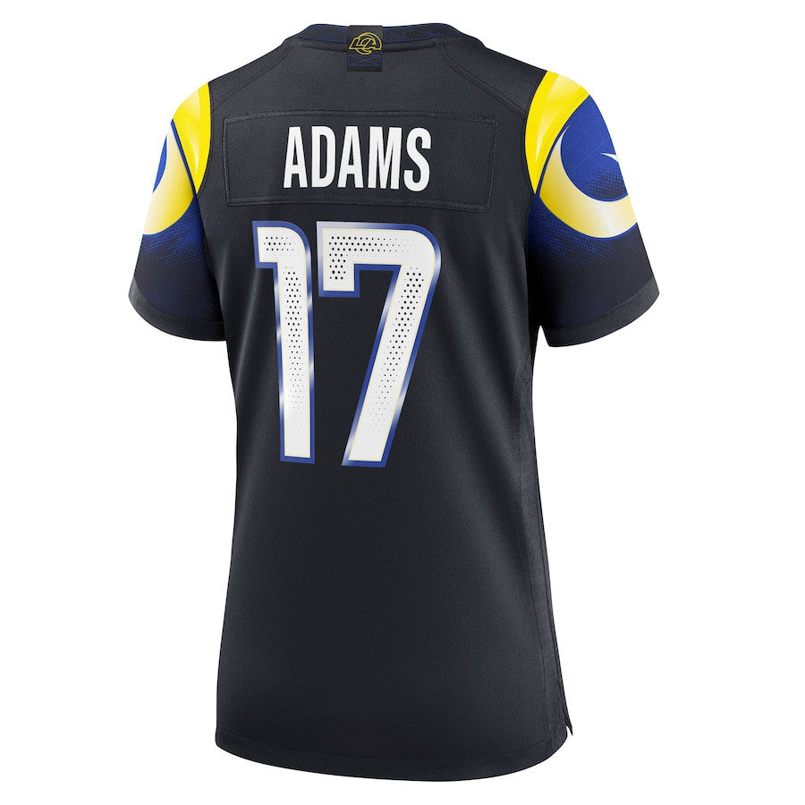 Davante Adams 17 Los Angeles Rams Women's 2025 Rivalries Collection Game Jersey - Midnight Blue