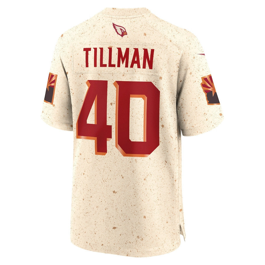 Pat Tillman 40 Arizona Cardinals 2025 Rivalries Collection Game Men Jersey - Natural