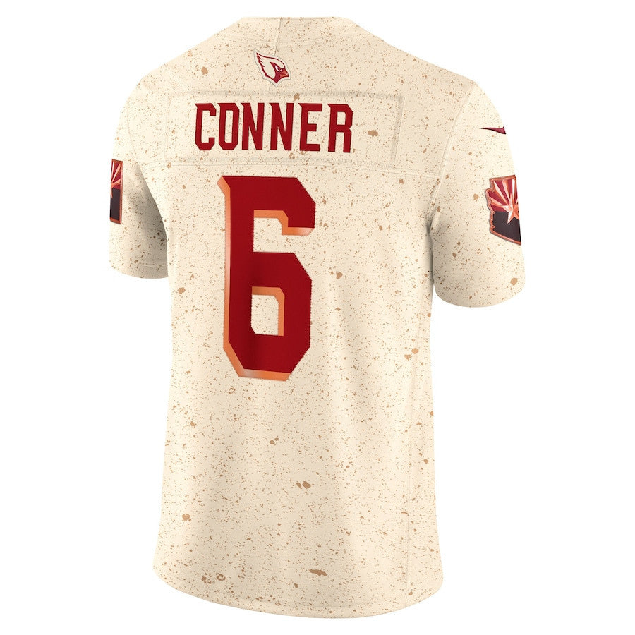 James Conner 6 Arizona Cardinals 2025 Rivalries Collection Limited Men Jersey - Natural