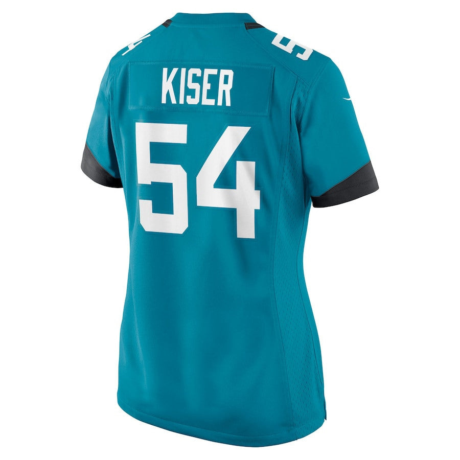 Jack Kiser 54 Jacksonville Jaguars Team Game Men Jersey - Teal