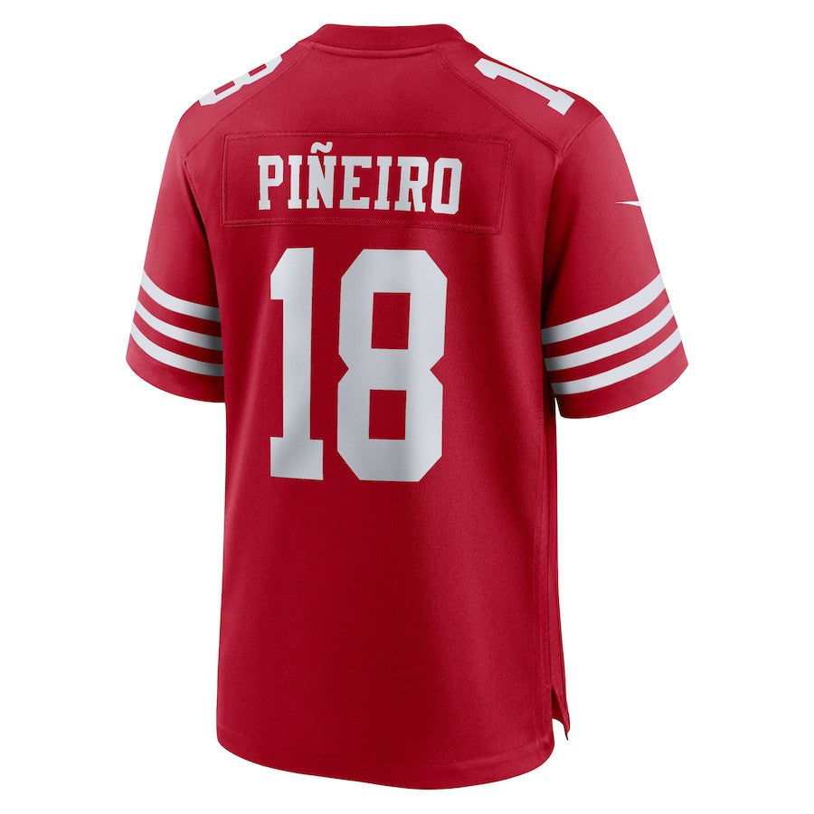 Eddy Pineiro 18 San Francisco 49ers Team Game Men Jersey - Scarlet