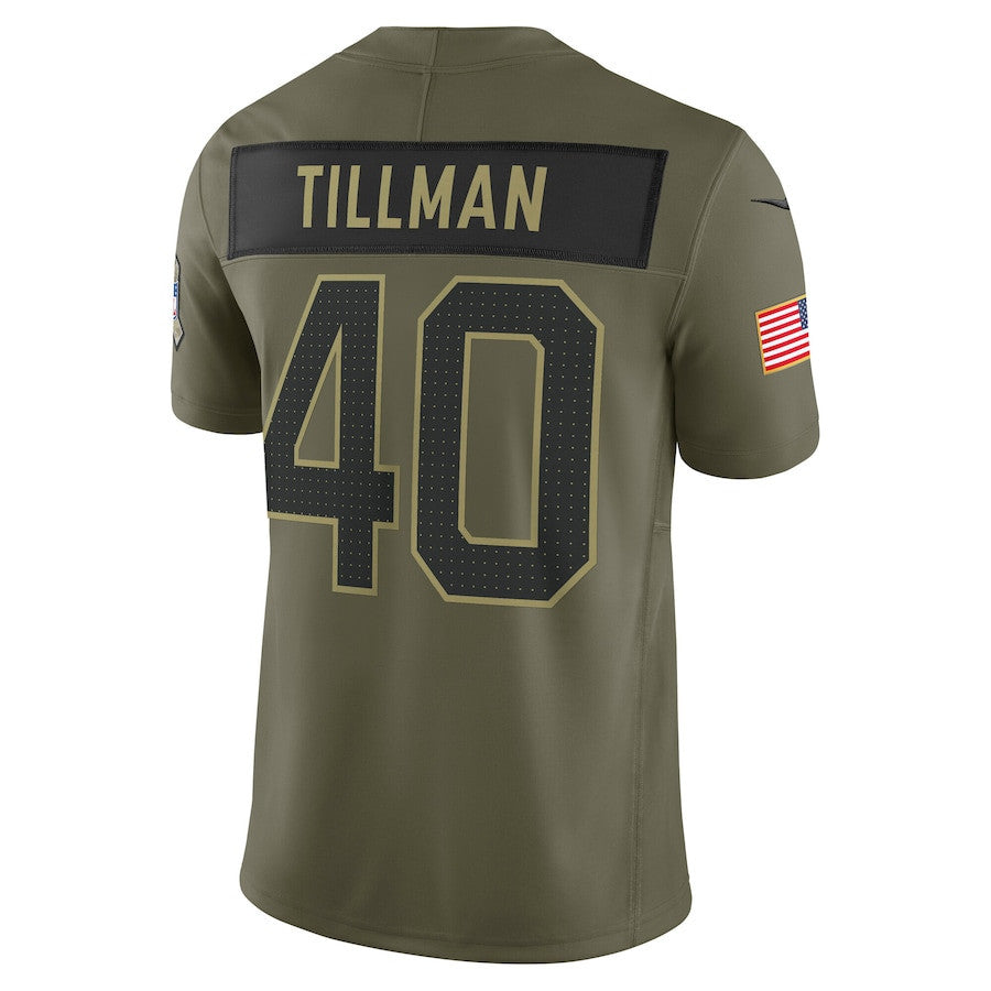 Pat Tillman 40 Arizona Cardinals 2025 Salute To Service Men Jersey - Olive