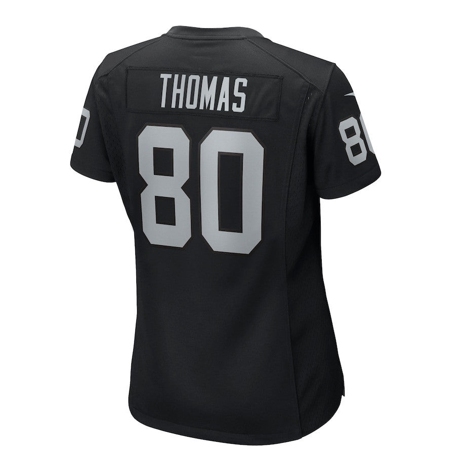 Ian Thomas 80 Las Vegas Raiders Women's Team Game Jersey - Black