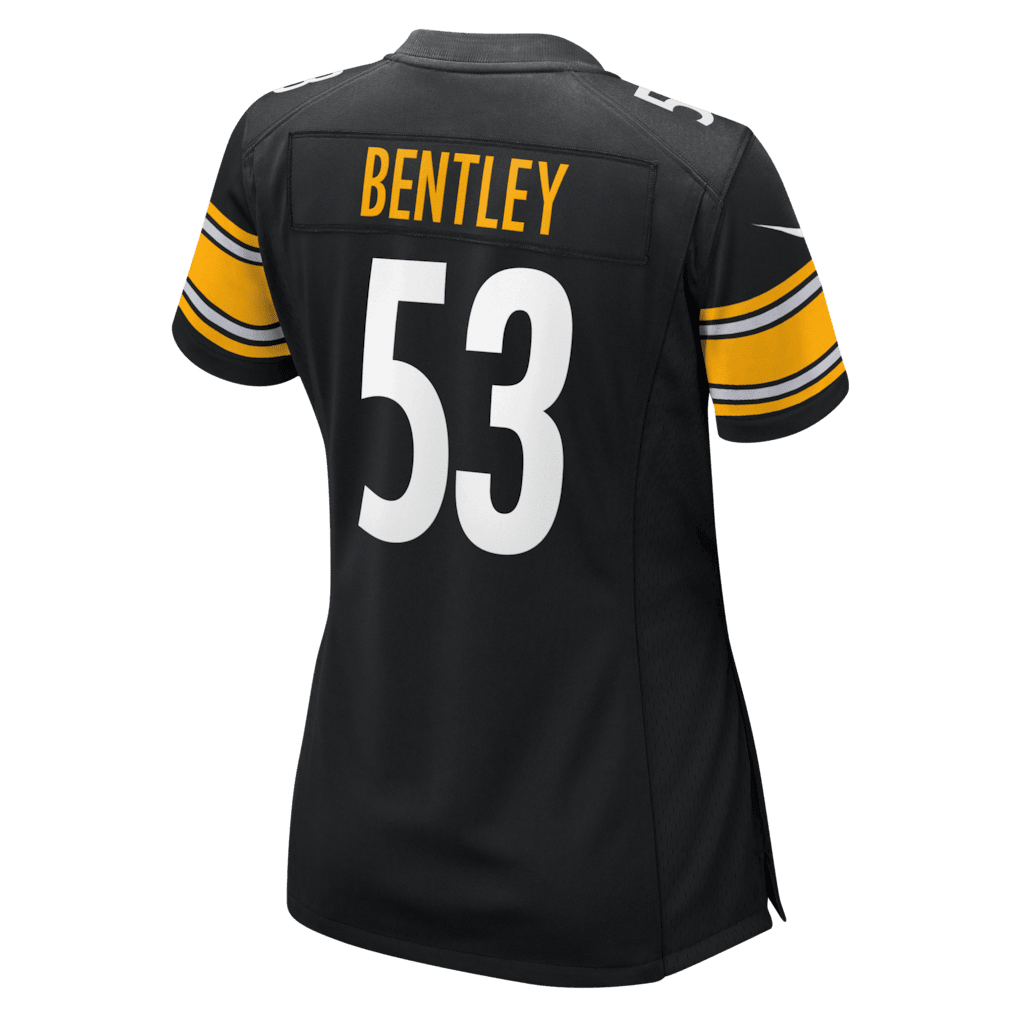 JaWhaun Bentley 53 Pittsburgh Steelers Women's Team Game Jersey - Black