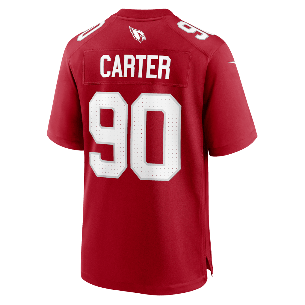 Zach Carter 90 Arizona Cardinals Team Game Men Jersey - Cardinal
