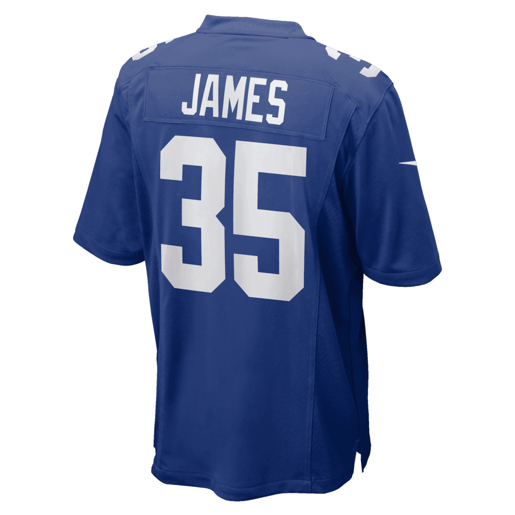 LaMareon James 35 New York Giants Team Game Men Jersey - Royal