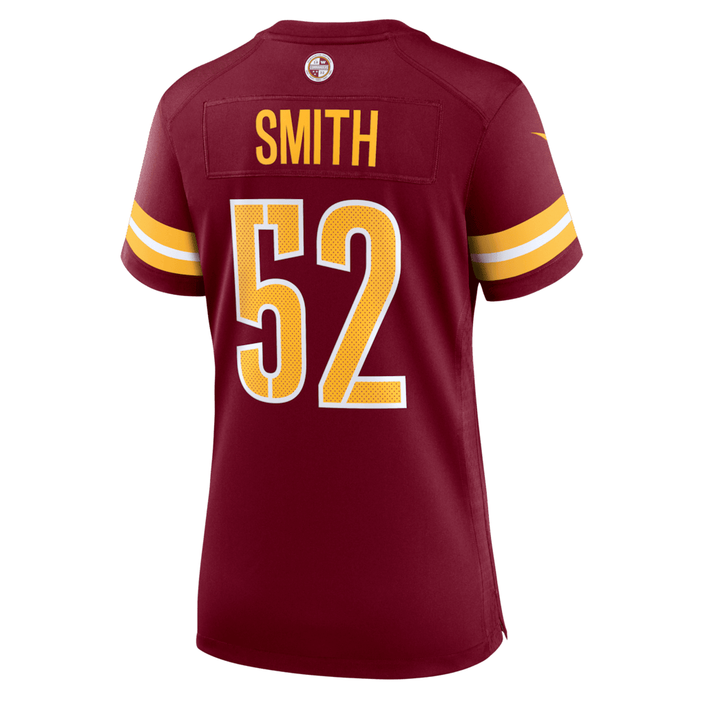 Preston Smith 52 Washington Commanders Women's Team Game Jersey - Burgundy