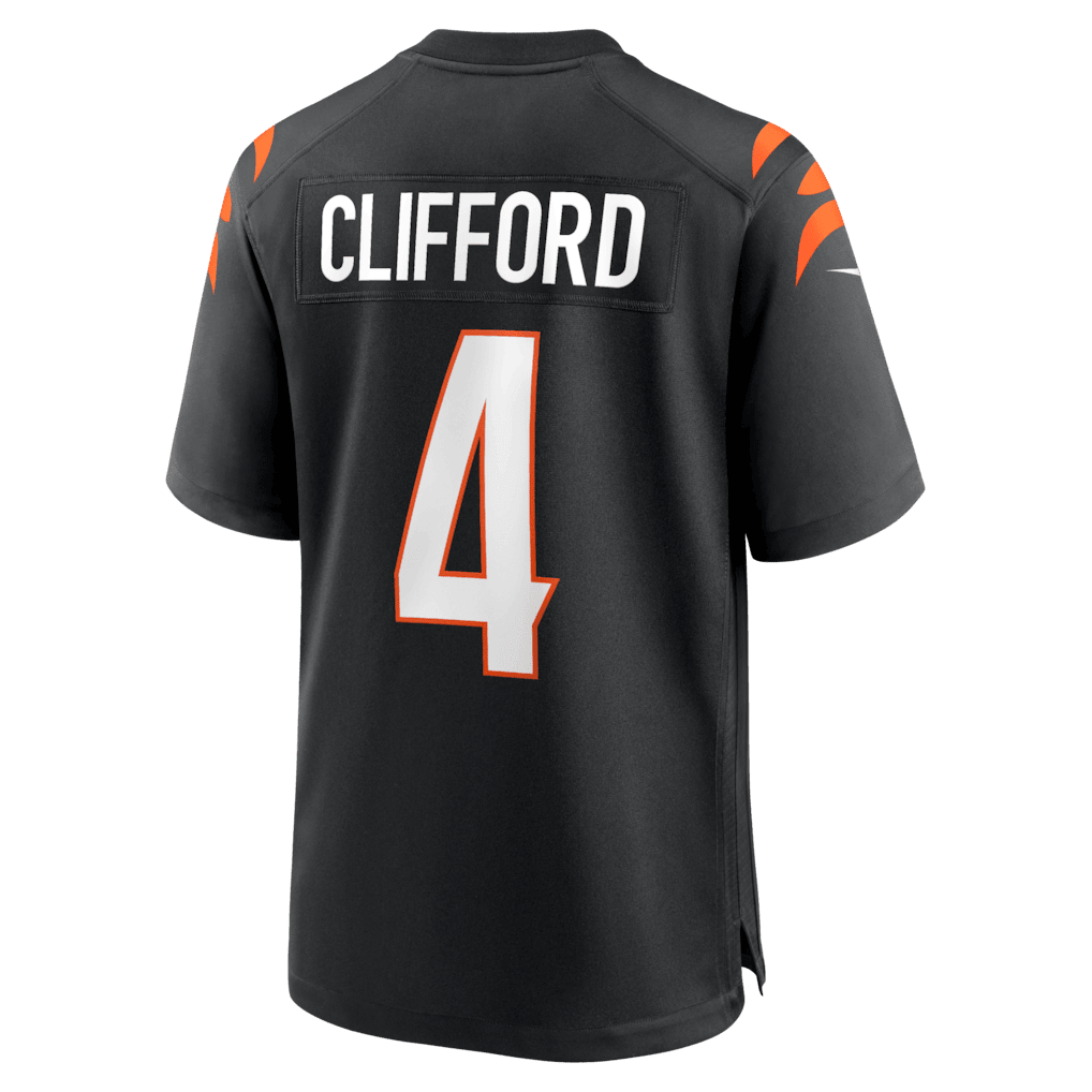 Sean Clifford 4 Cincinnati Bengals Team Game Men Jersey - Black