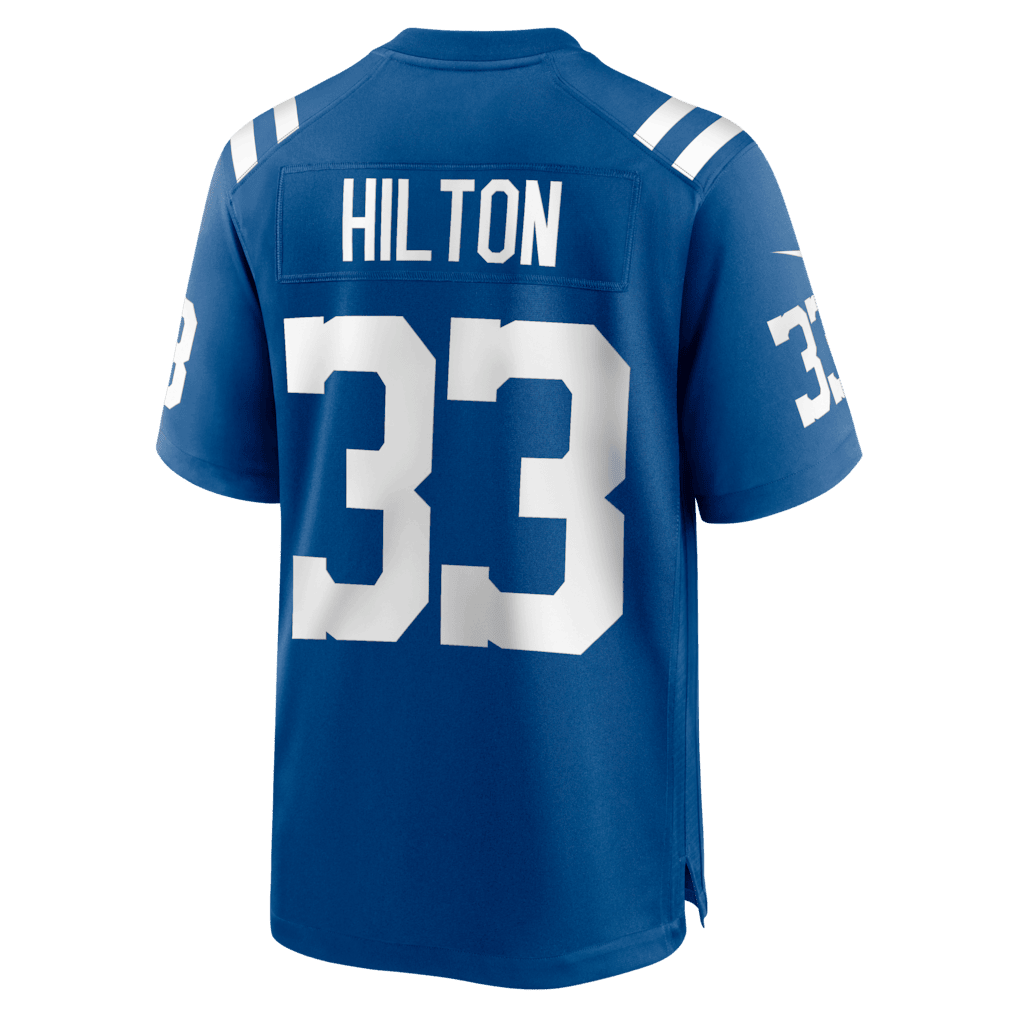 Mike Hilton 33 Indianapolis Colts Team Game Men Jersey - Royal