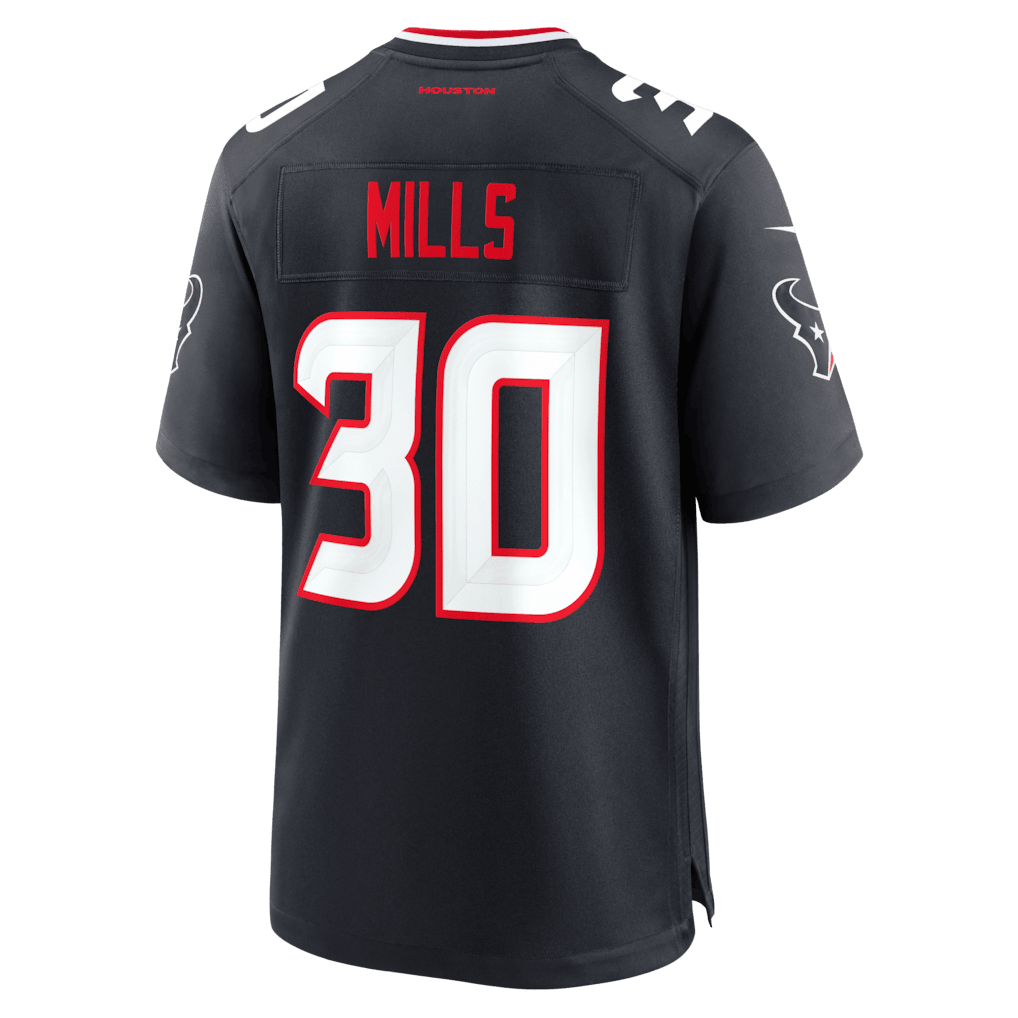 Jalen Mills 30 Houston Texans Team Game Men Jersey - Navy