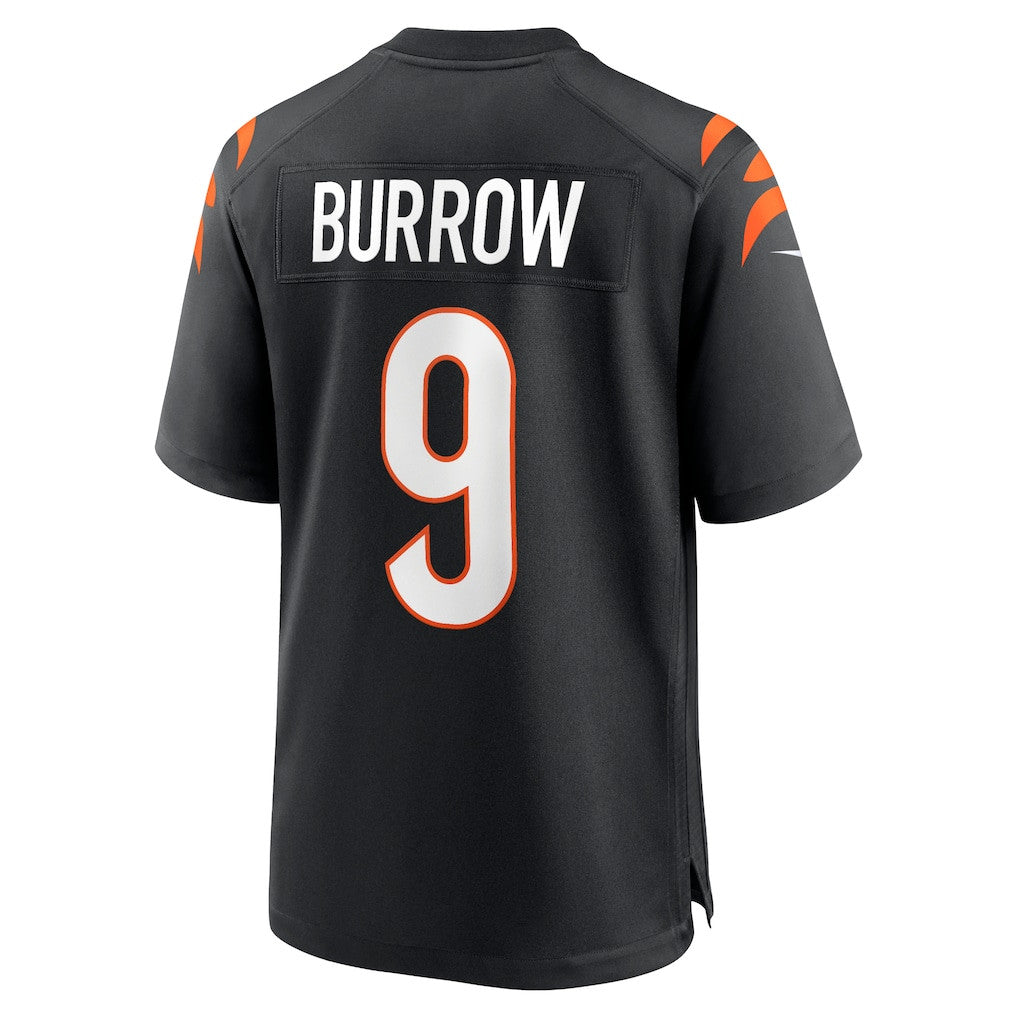 Joe Burrow 9 Cincinnati Bengals Team Game Men Jersey - Black