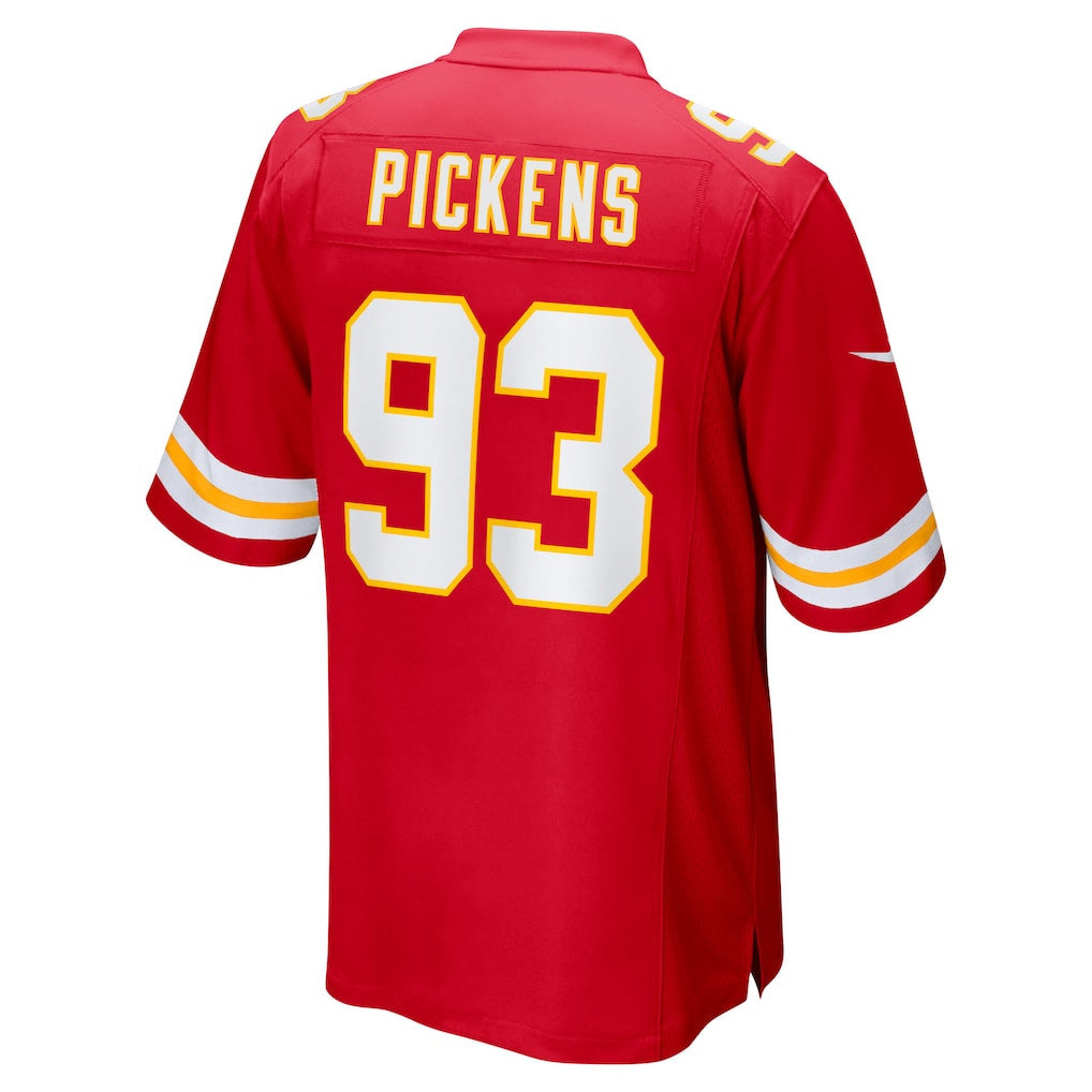 Zacch Pickens 93 Kansas City Chiefs Team Game Men Jersey - Red