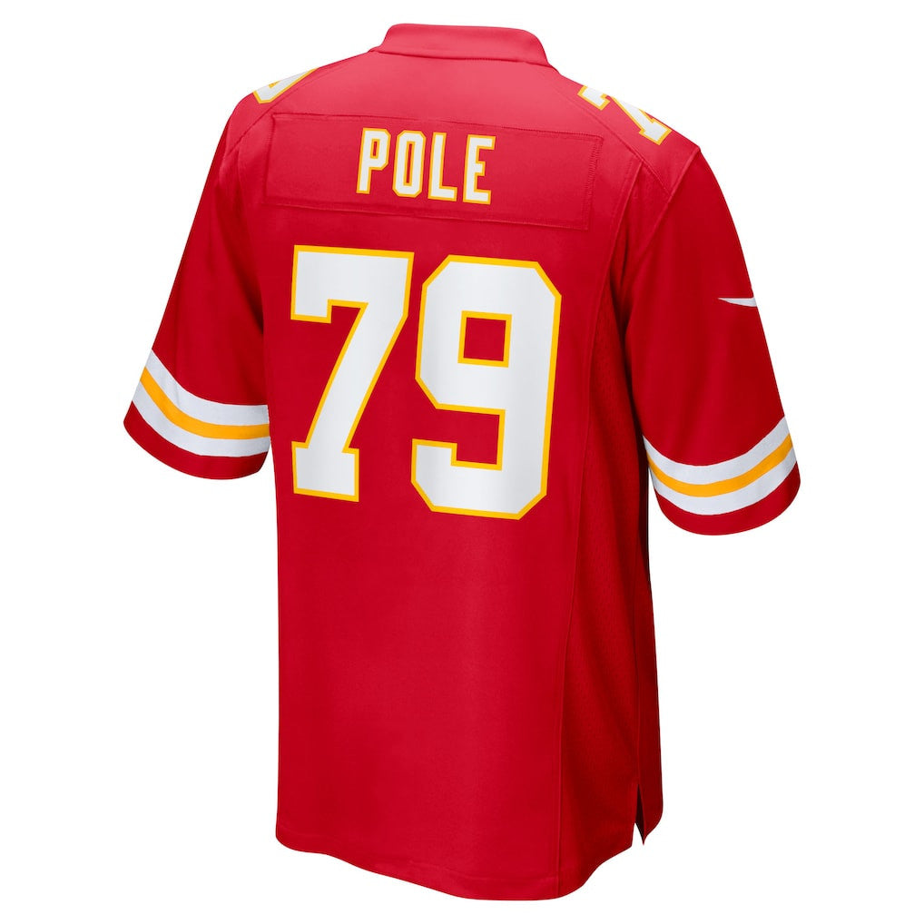 Esa Pole 79 Kansas City Chiefs Team Game Men Jersey - Red