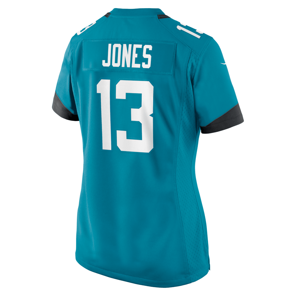 Tim Jones 13 Jacksonville Jaguars Women's Team Game Jersey - Teal