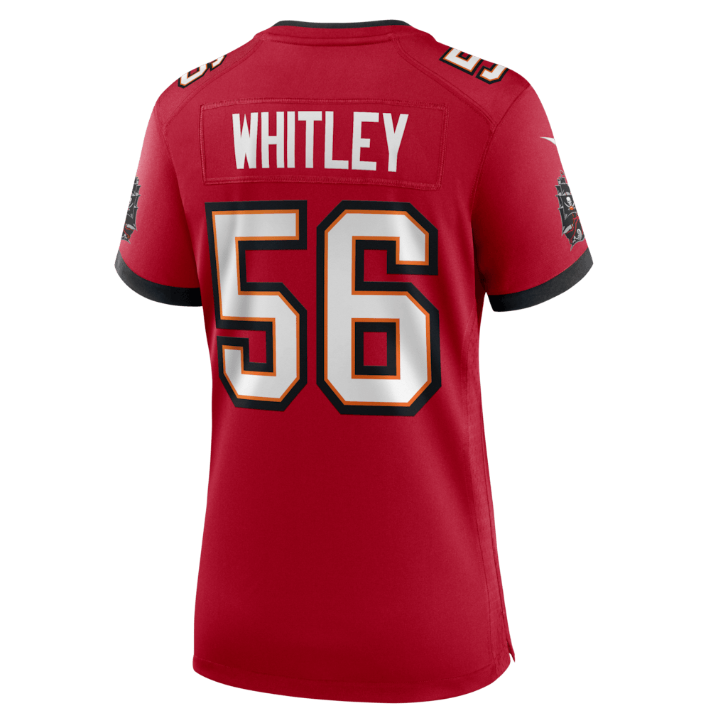 Benton Whitley 56 Tampa Bay Buccaneers Women's Team Game Jersey - Red