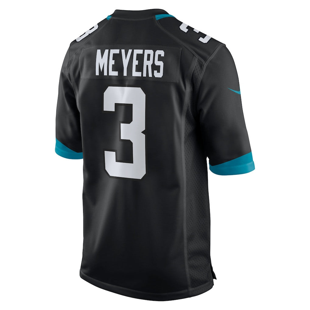 Jakobi Meyers 3 Jacksonville Jaguars Alternate Game Men Jersey - Black