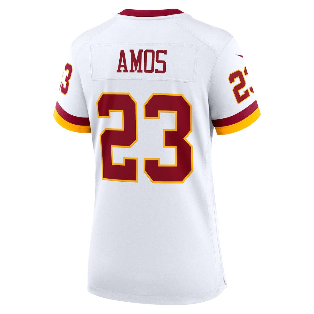 Trey Amos 23 Washington Commanders Women's Alternate 2 Super Bowl Era Game Jersey - White