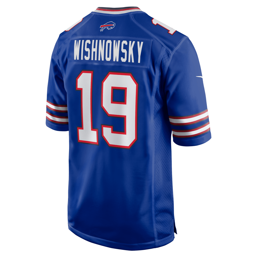 Mitch Wishnowsky 19 Buffalo Bills Team Game Men Jersey - Royal