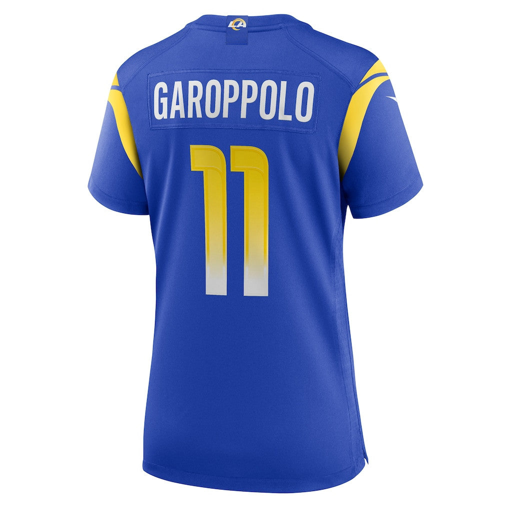 Jimmy Garoppolo 11 Los Angeles Rams Women's Team Game Jersey - Royal