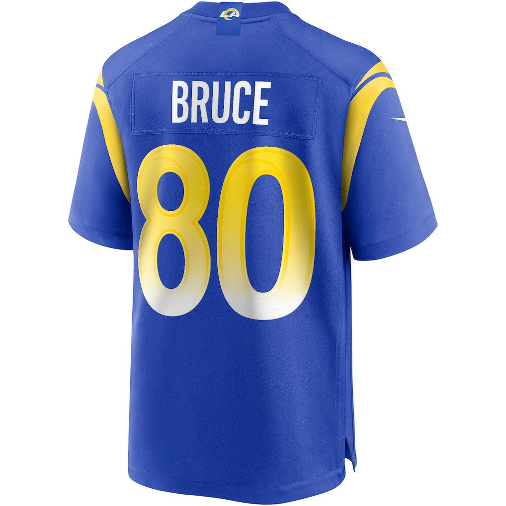 Isaac Bruce 80 Los Angeles Rams Game Men Jersey - Royal