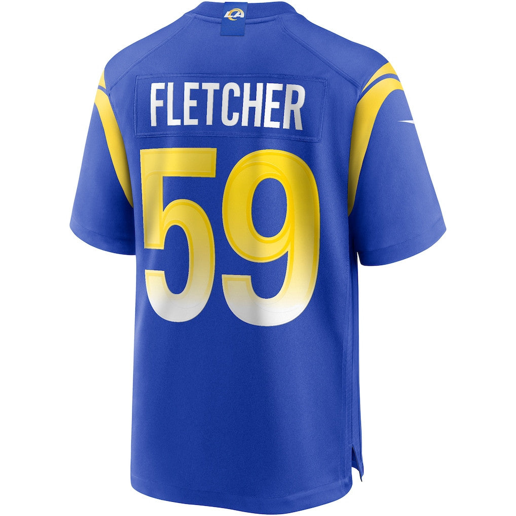London Fletcher 59 Los Angeles Rams Game Men Jersey - Royal