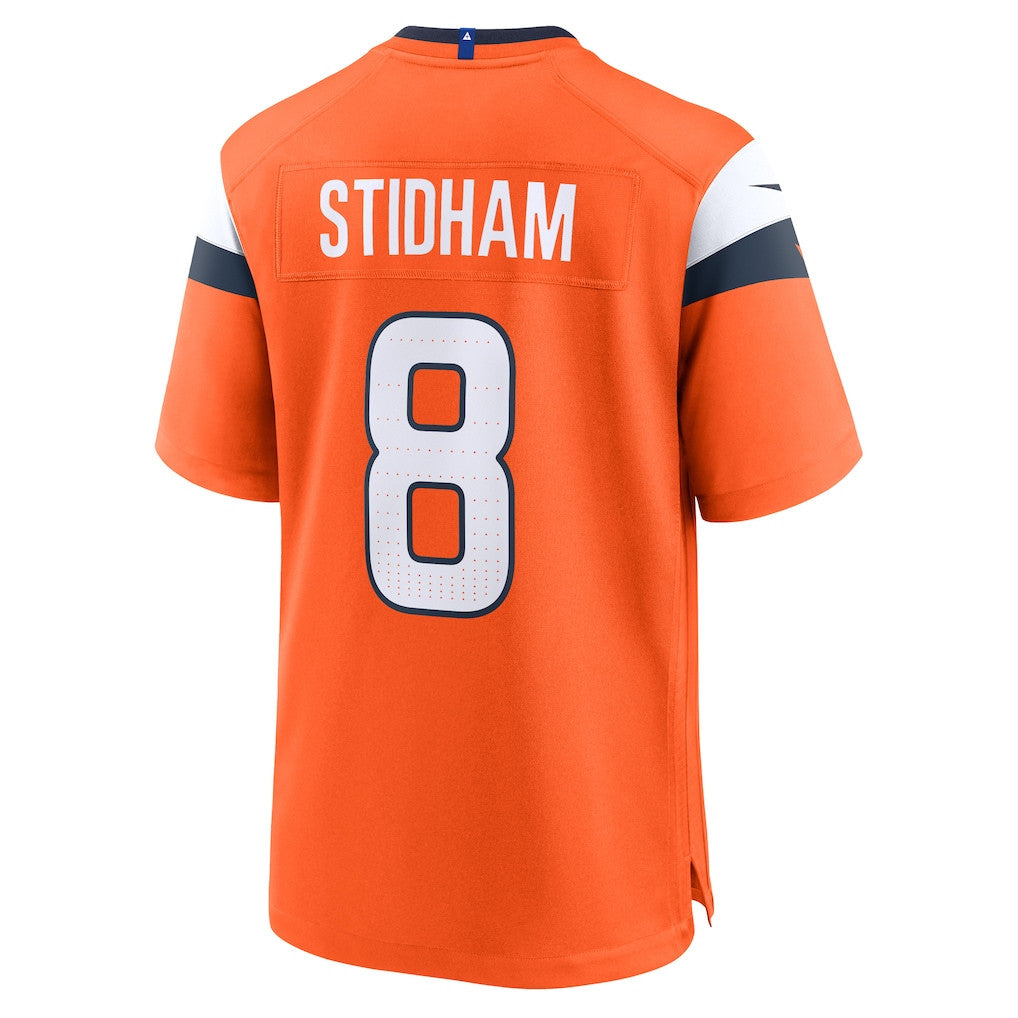 Jarrett Stidham 8 Denver Broncos Team Game Men Jersey - Orange