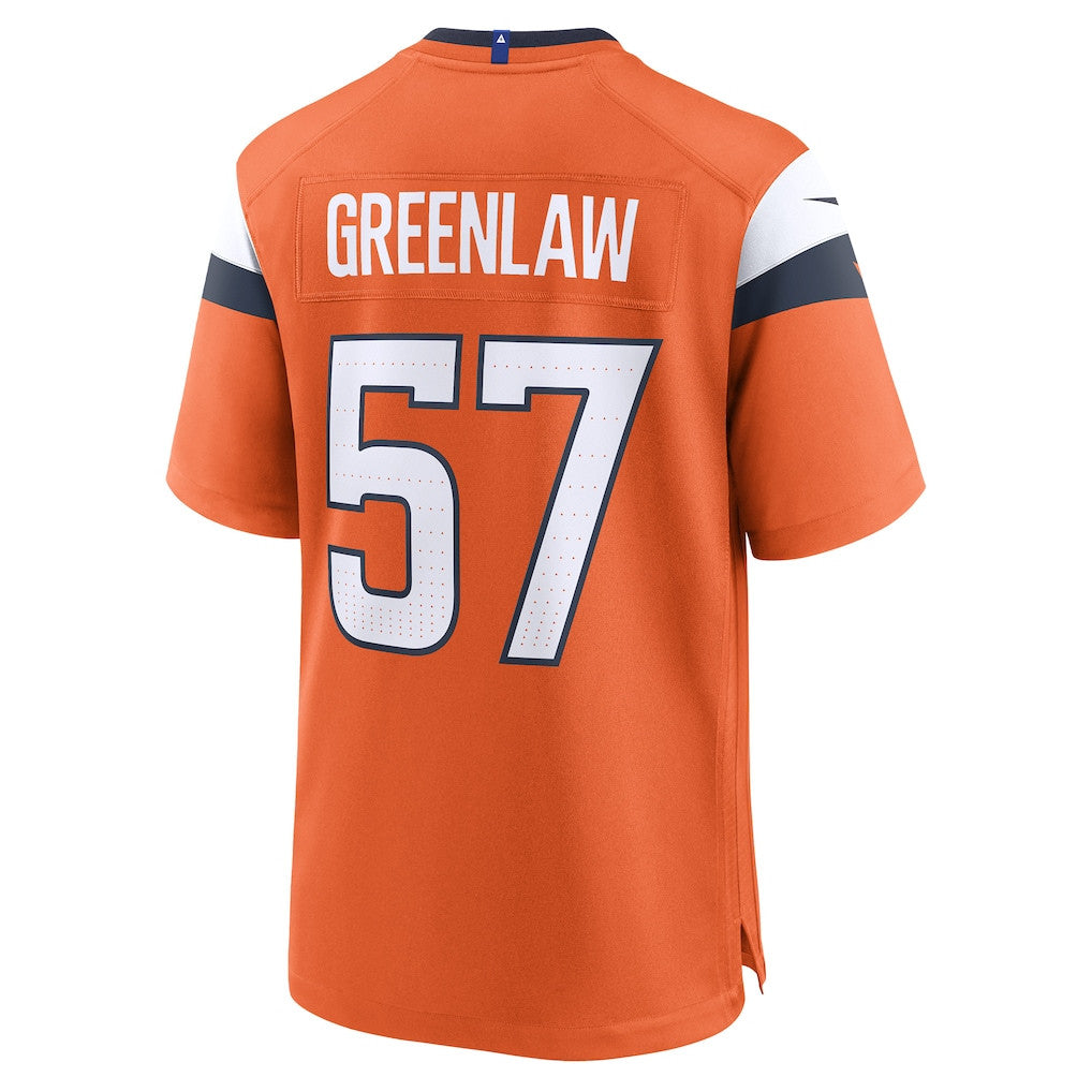Dre Greenlaw 57 Denver Broncos Team Game Men Jersey - Orange