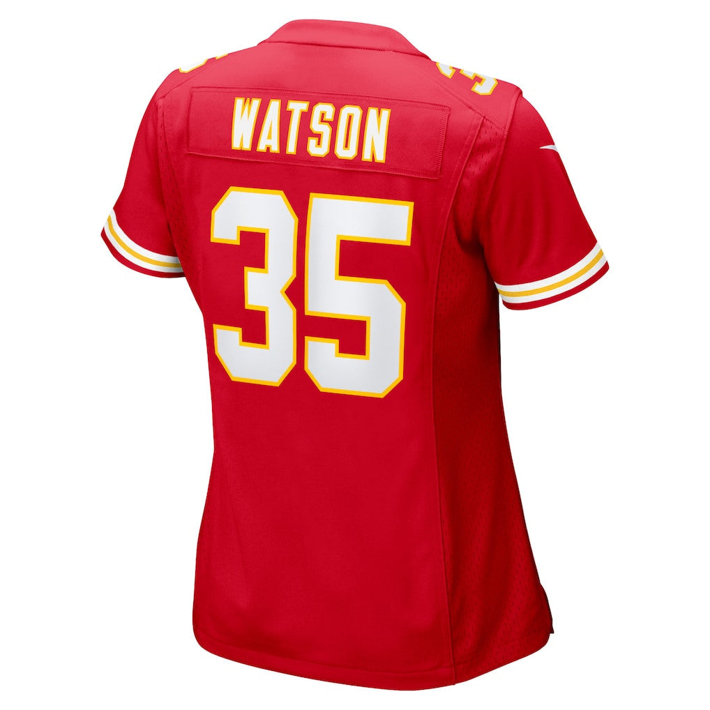 Jaylen Watson 35 Kansas City Chiefs Women's Player Jersey - Red