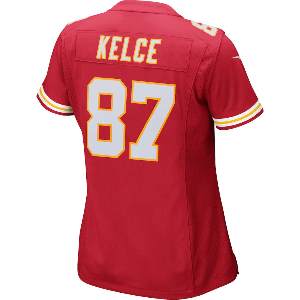 Travis Kelce 87 Kansas City Chiefs Women's Player Jersey - Red