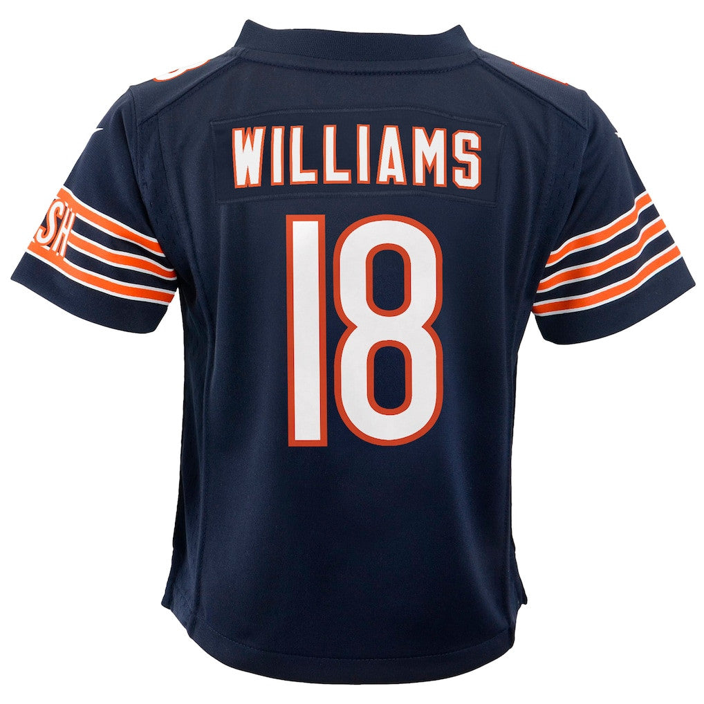 Caleb Williams 18 Chicago Bears Game YOUTH Jersey - Navy