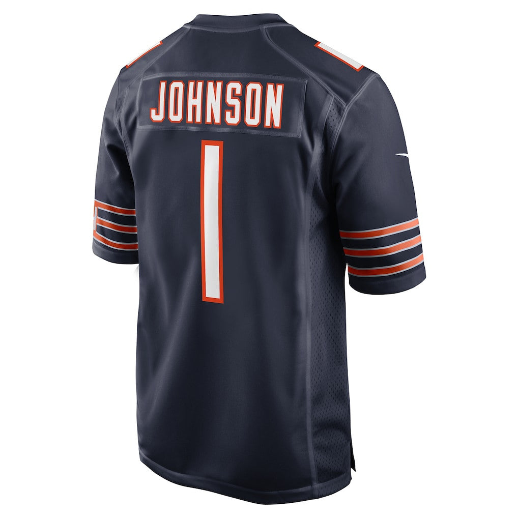 Jaylon Johnson 1 Chicago Bears Team Game Men Jersey - Navy