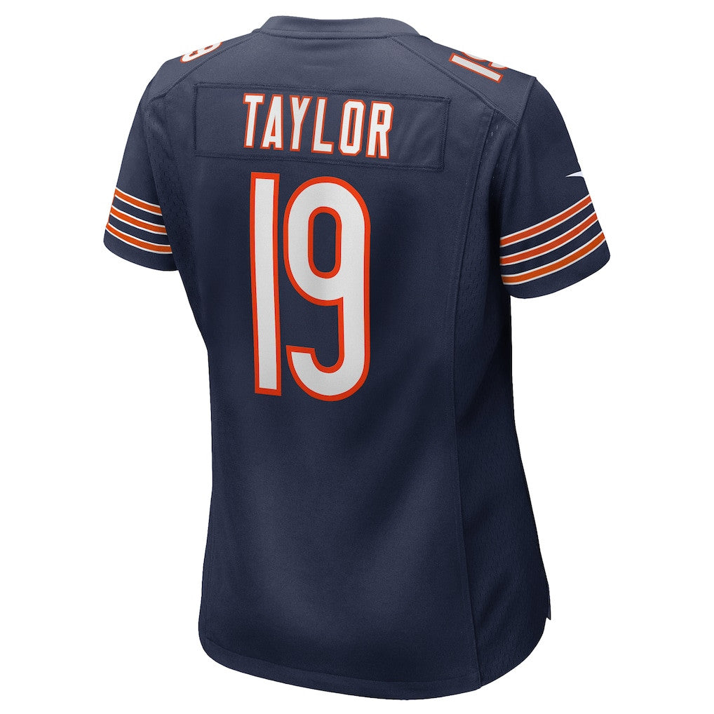 Tory Taylor 19 Chicago Bears Women's Game Jersey - Navy