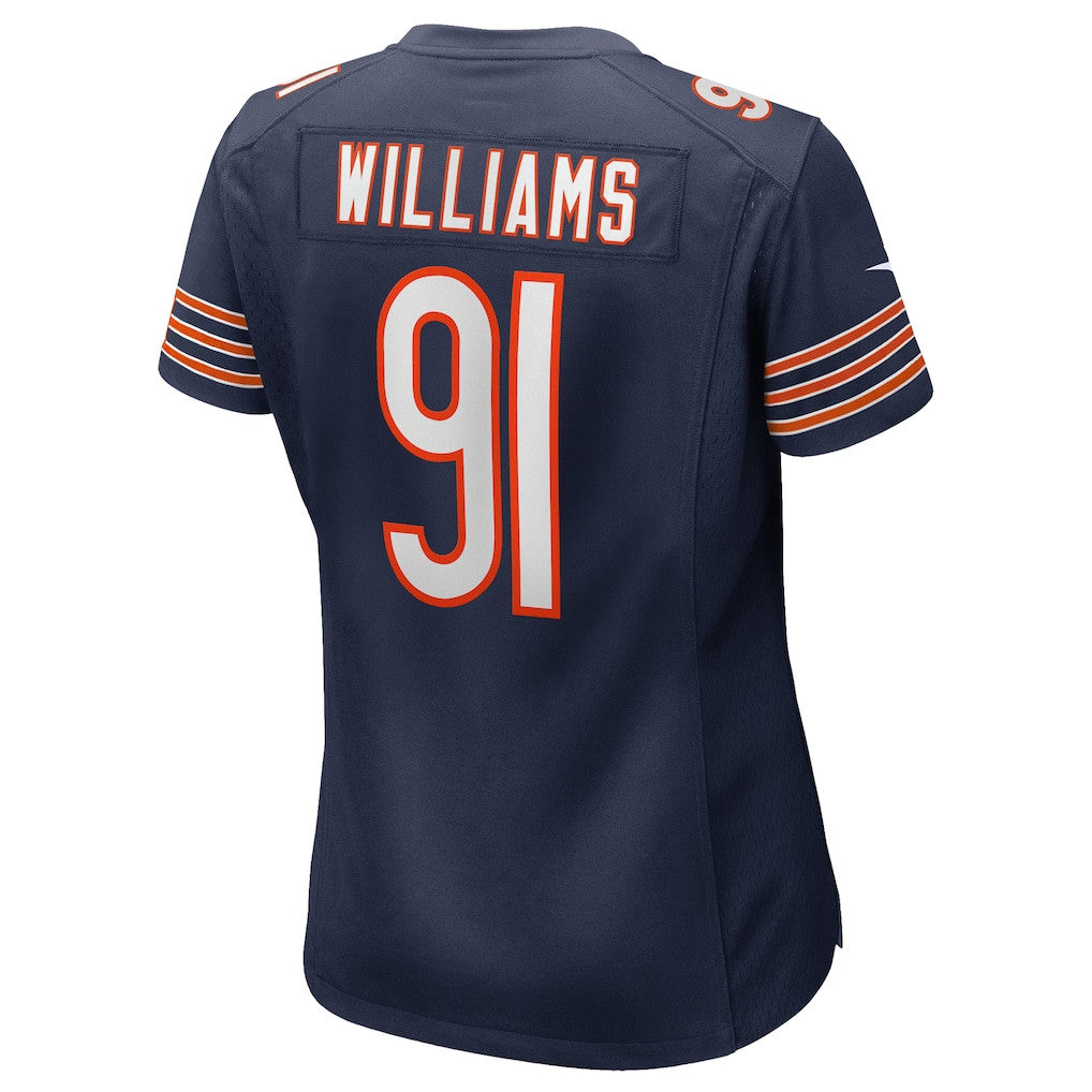 Chris Williams 91 Chicago Bears Women's Game Jersey - Navy