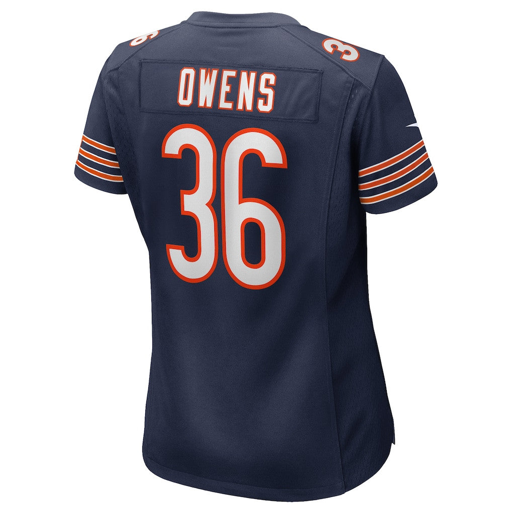 Jonathan Owens 36 Chicago Bears Women's Game Jersey - Navy