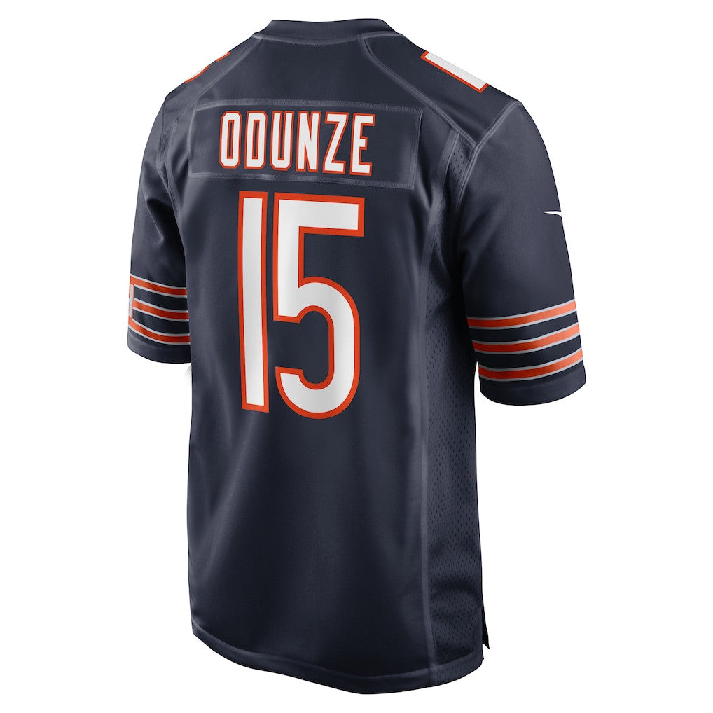 Rome Odunze 15 Chicago Bears Team Game Men Jersey - Navy