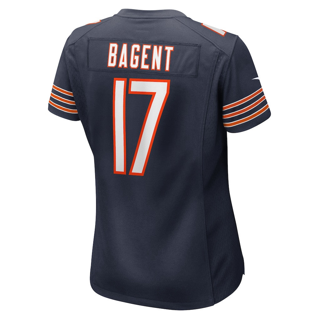 Tyson Bagent 17 Chicago Bears Women's Game Jersey - Navy