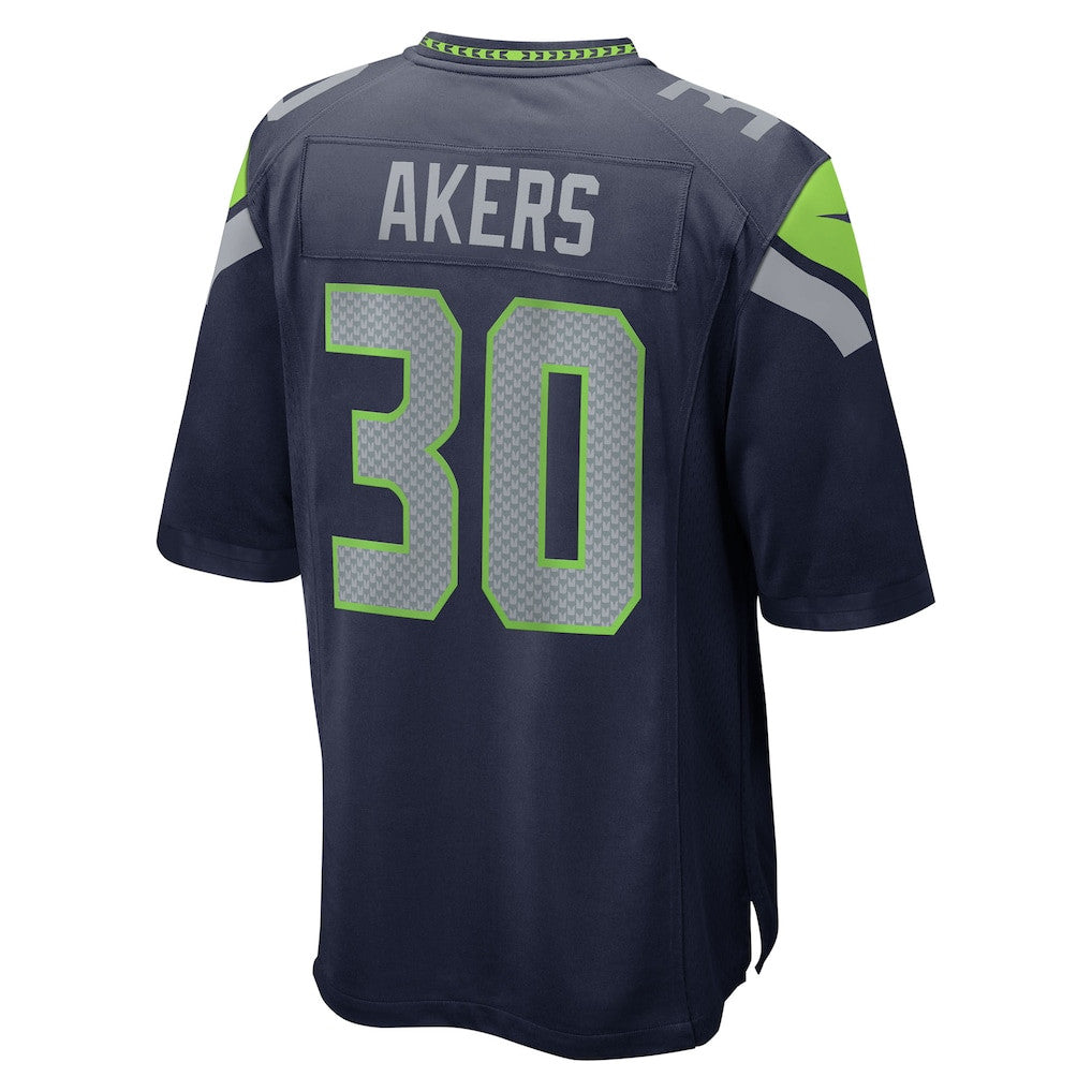 Cam Akers 30 Seattle Seahawks Team Game Men Jersey - College Navy