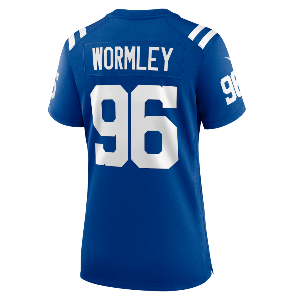 Chris Wormley 96 Indianapolis Colts Women's Team Game Jersey - Royal