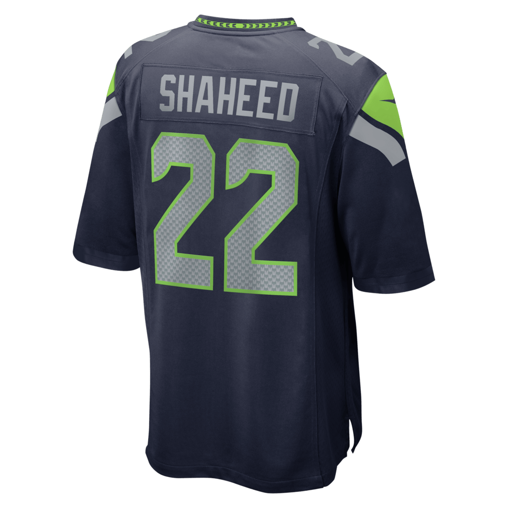 Rashid Shaheed 22 Seattle Seahawks Team Game Men Jersey - College Navy
