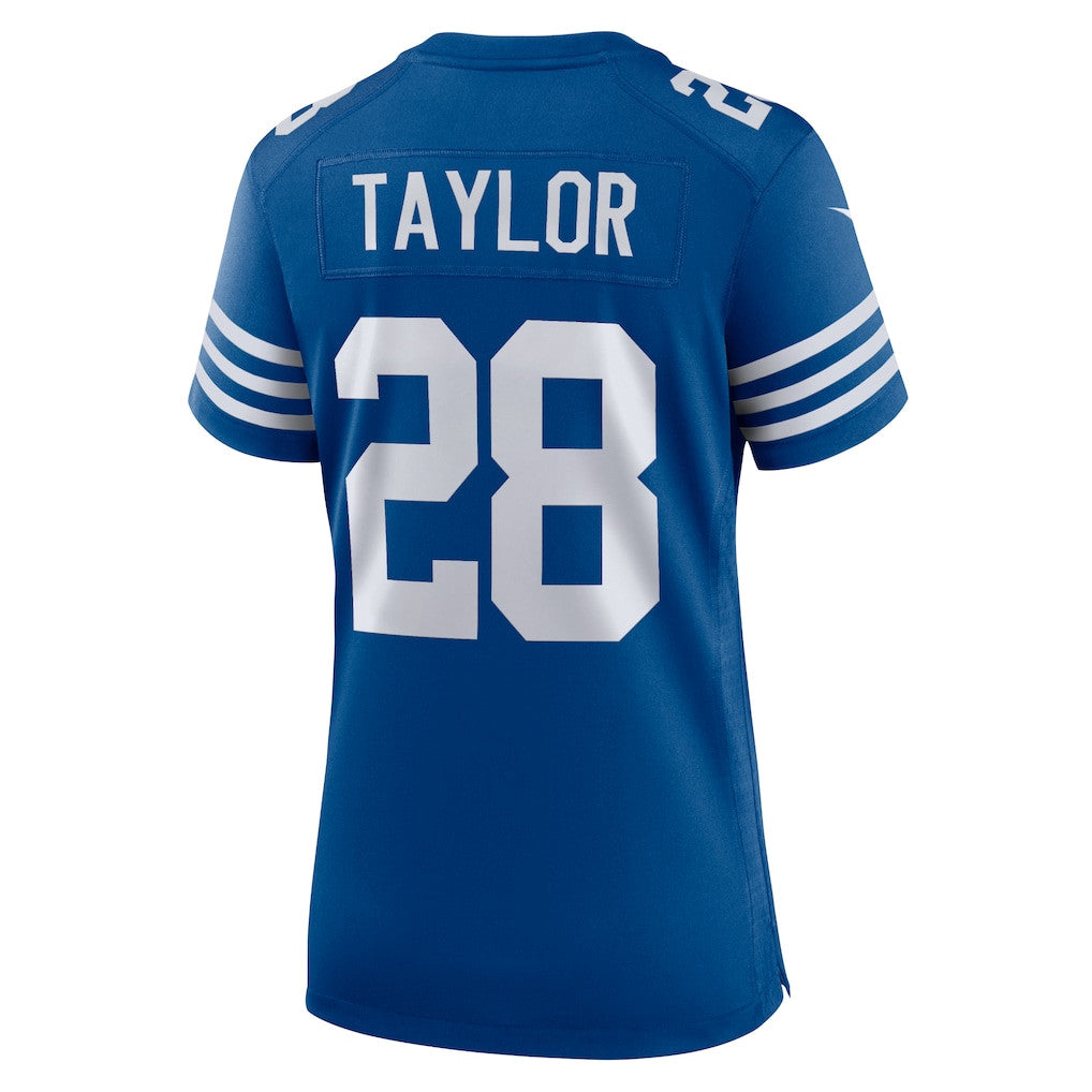 Jonathan Taylor 28 Indianapolis Colts Women's Alternate Game Jersey - Royal