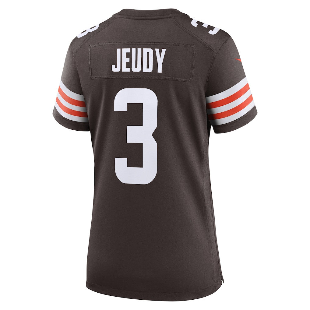 Jerry Jeudy 3 Cleveland Browns Women's Game Jersey - Brown