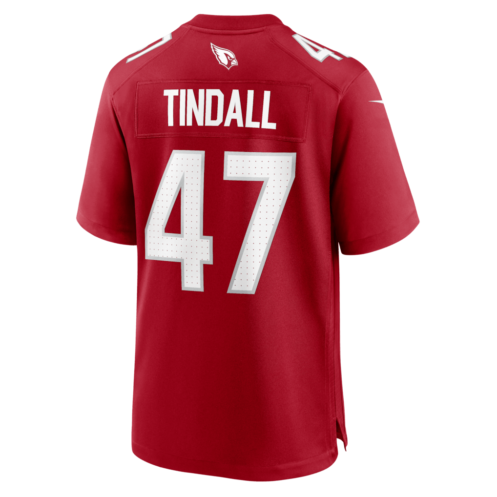 Channing Tindall 47 Arizona Cardinals Team Game Men Jersey - Cardinal