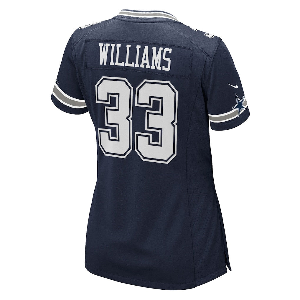 Javonte Williams 33 Dallas Cowboys Women's Team Game Jersey - Navy