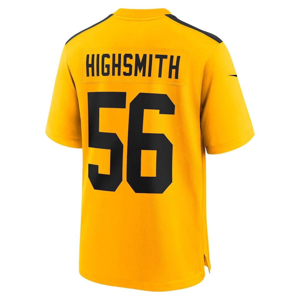 Alex Highsmith 56 Pittsburgh Steelers Alternate Game Men Jersey - Gold